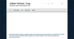 Desktop Screenshot of neiserlaw.com